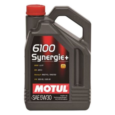 Моторное масло Motul 6100 Synergie+ 5W30 4 л