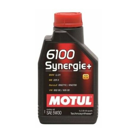 Моторное масло Motul 6100 Synergie+ 5W30 1 л