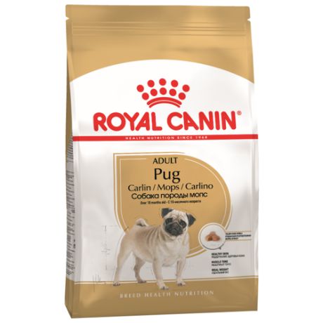 Сухой корм для собак Royal Canin Мопс для здоровья кожи и шерсти 500г