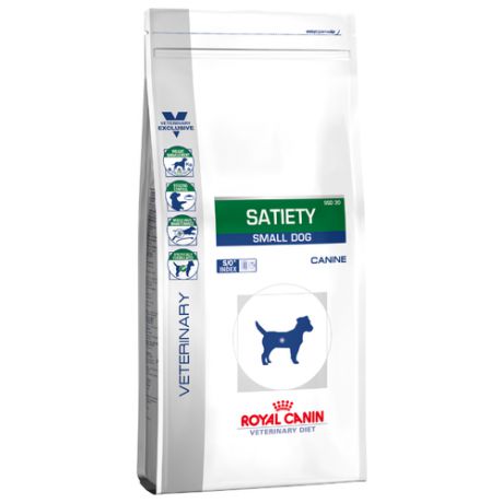 Сухой корм для собак Royal Canin Satiety SSD30 при сахарном диабете, при избыточном весе 1.5 кг (для мелких пород)