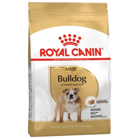 Сухой корм для собак Royal Canin Бульдог для здоровья кожи и шерсти 12 кг