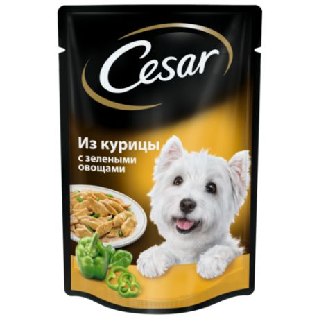Влажный корм для собак Cesar курица 100г (для мелких пород)