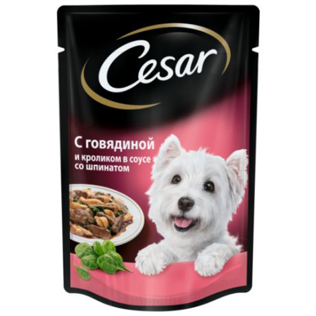 Влажный корм для собак Cesar кролик 100г (для мелких пород)