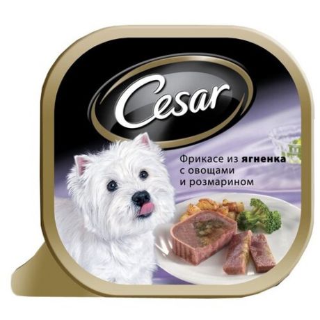 Влажный корм для собак Cesar ягненок 100г (для мелких пород)