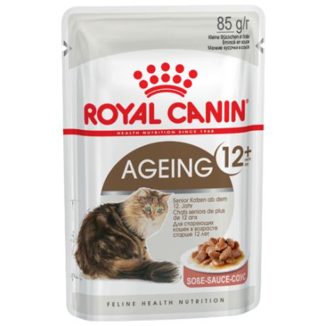 Корм для пожилых кошек Royal Canin Ageing +12 85 г (кусочки в соусе)