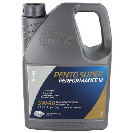 Моторное масло Pentosin Pento Super Performance III 5W-30 5 л