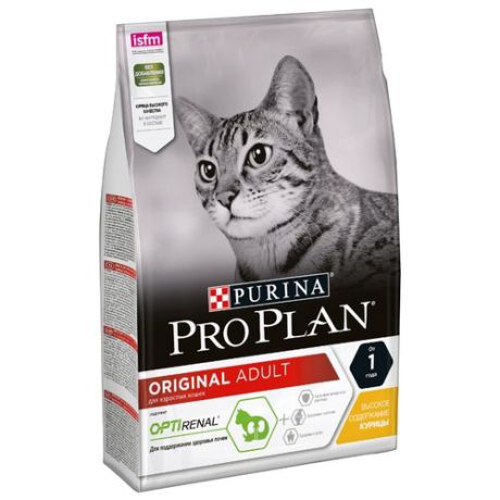 Корм для кошек Purina Pro Plan Original с курицей 3 кг