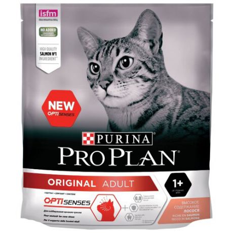 Корм для кошек Purina Pro Plan Original с лососем 400 г