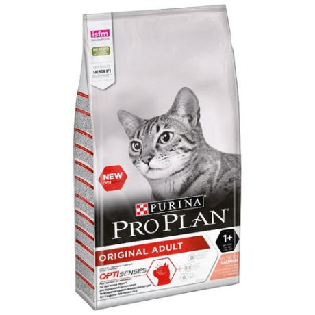 Корм для кошек Purina Pro Plan Original с лососем 10 кг