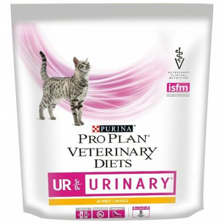 Корм для кошек Pro Plan Veterinary Diets Feline UR Urinary with Chicken dry (0.35 кг)