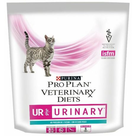 Корм для кошек Pro Plan Veterinary Diets Feline UR Urinary with Ocean Fish dry (0.35 кг)