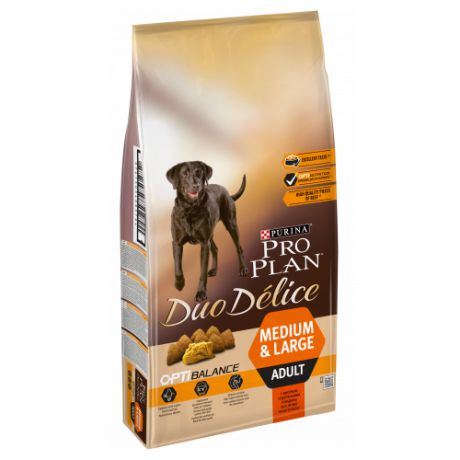 Сухой корм для собак Purina Pro Plan Duo Delice говядина с рисом 10 кг