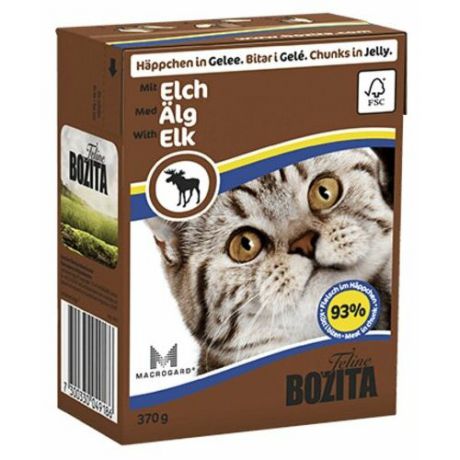 Корм для кошек Bozita 370 г (кусочки в желе)