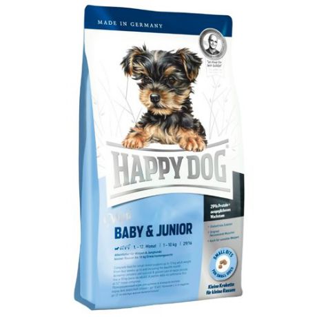 Сухой корм для щенков Happy Dog Mini для здоровья костей и суставов 1 кг (для мелких пород)
