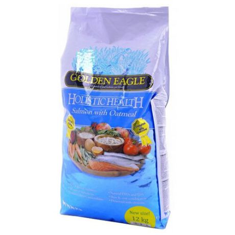 Корм для собак Golden Eagle (12 кг) Holistic Health Salmon with Oatmeal Formula 22/12