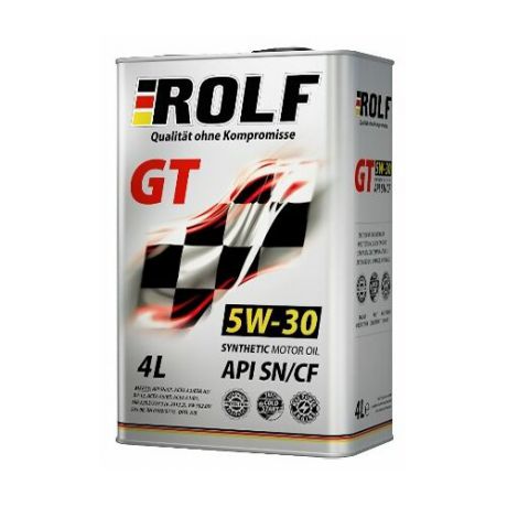 Моторное масло ROLF GT 5W-30 SN/CF 4 л