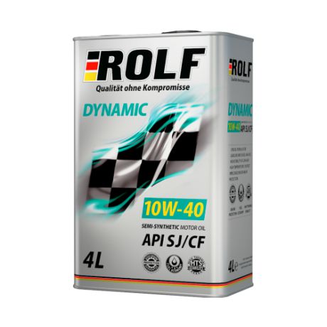 Моторное масло ROLF Dynamic 10W-40 SJ/CF 4 л