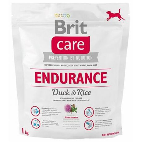 Сухой корм для собак Brit Care утка с рисом 1 кг