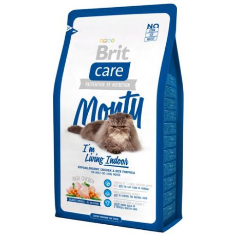 Корм для кошек Brit Care Monty с курицей 7 кг