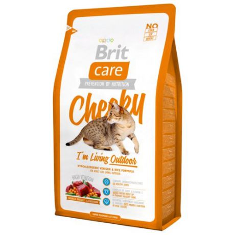 Корм для кошек Brit Care Cheeky с олениной 7 кг