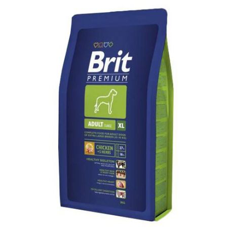 Сухой корм для собак Brit Premium курица 3 кг (для крупных пород)