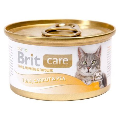 Корм для кошек Brit Care с тунцом 80 г (мини-филе)