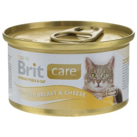 Корм для кошек Brit Care с курицей 80 г (мини-филе)
