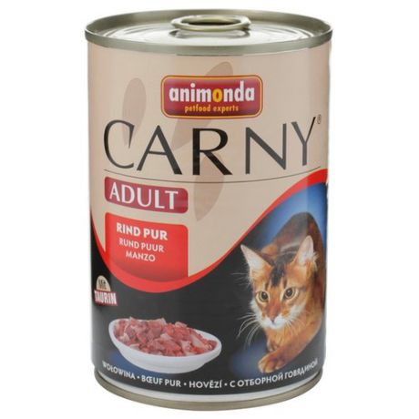 Корм для кошек Animonda Carny с говядиной 400 г (паштет)