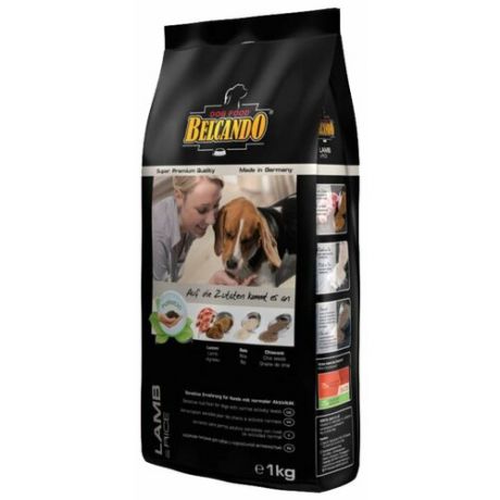 Корм для собак Belcando Adult Lamb & Rice для привередливых собак с нормальным уровнем активности (1 кг)