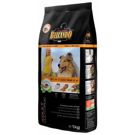 Корм для собак Belcando Adult Multi-Croc для собак средних и крупных пород с нормальным уровнем активности (1 кг)