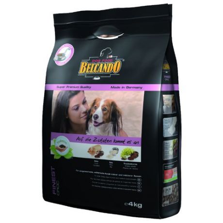 Корм для собак Belcando (4 кг) Finest Croc Duck для привередливых собак мелких и средних пород