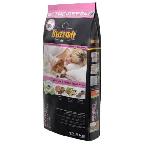 Корм для собак Belcando Finest GF Lamb для собак мелких и средних пород чувствительных к зерну (12.5 кг)