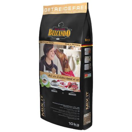 Корм для собак Belcando Mix it GF для собак склонных к аллергии для всех пород на основе амаранта (10 кг)