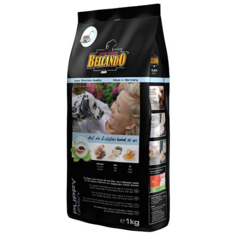 Корм для собак Belcando (1 кг) Puppy Gravy для щенков мелких пород до 1 года, для щенков крупных пород до 4 месяцев