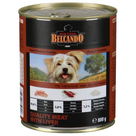 Корм для собак Belcando Отборное мясо с печенью (0.8 кг) 1 шт.
