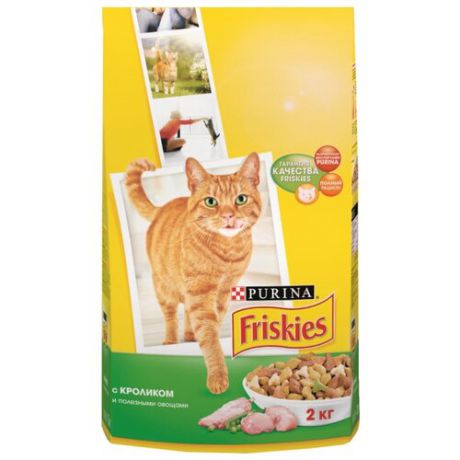 Корм для кошек Friskies для профилактики МКБ, с кроликом 2 кг