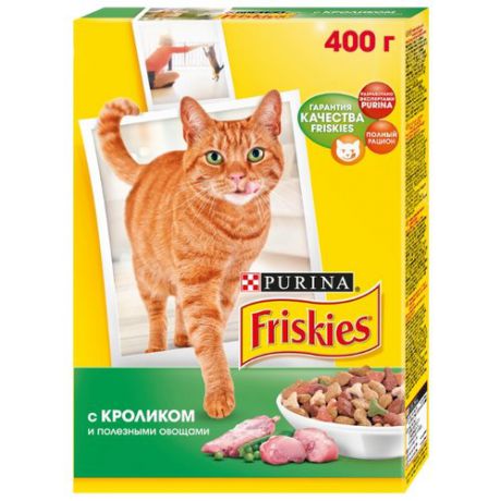 Корм для кошек Friskies для профилактики МКБ, с кроликом 400 г