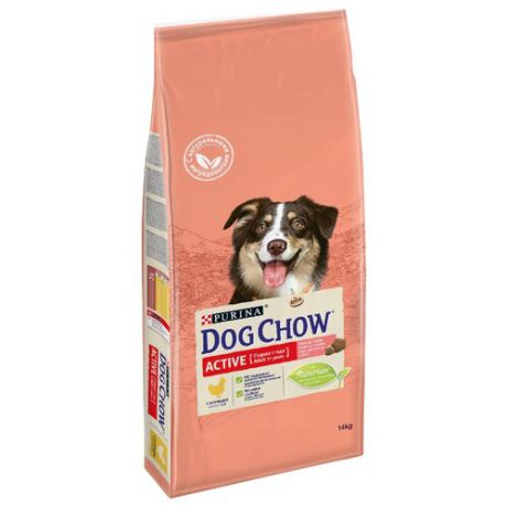 Сухой корм для собак DOG CHOW Active курица 14 кг