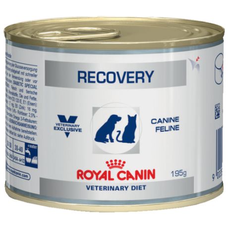 Влажный корм для собак Royal Canin Recovery в период восстановления, при стрессе 12шт. х 195г