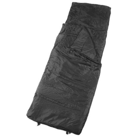 Спальный мешок Спортивные Мастерские Одеяло с подголовником 0°С/+10°С черный