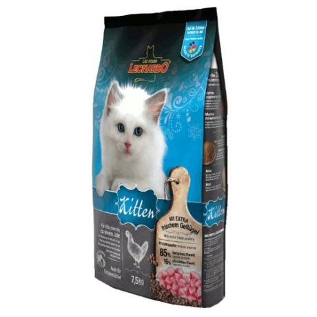 Корм для кошек Leonardo Kitten на основе Курицы (7.5 кг)