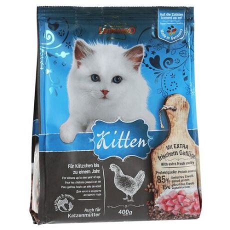Корм для кошек Leonardo Kitten на основе Курицы (0.4 кг)