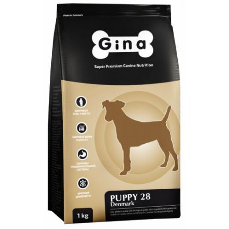 Корм для собак Gina Puppy 28 (1 кг)