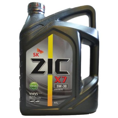 Моторное масло ZIC X7 DIESEL 5W-30 6 л