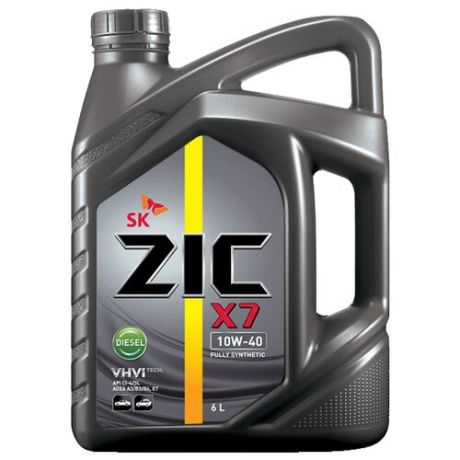 Моторное масло ZIC X7 DIESEL 10W-40 6 л