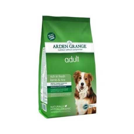 Корм для собак Arden Grange (6 кг) Adult ягненок и рис сухой корм для взрослых собак