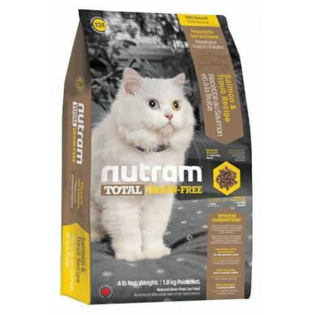 Корм для кошек Nutram T24 Лосось и форель для кошек и котят (1.8 кг)