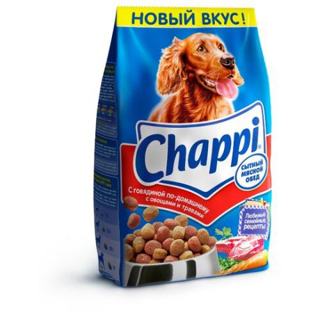 Сухой корм для собак Chappi говядина 2.5 кг