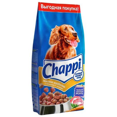 Сухой корм для собак Chappi Мясное изобилие 15 кг