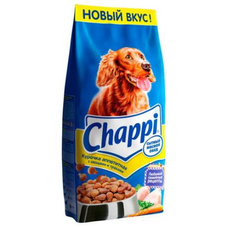 Сухой корм для собак Chappi курица 15 кг